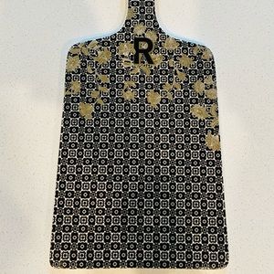 Anthropologie Eliza Tile Monogram Cheese Board